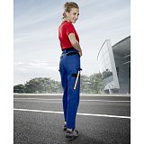 další vyobrazení Dámské pracovní pasové kalhoty COOL TREND, modro/černé