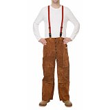 další vyobrazení Kožené svářečské kalhoty WELDAS Lava Brown, vel.3XL