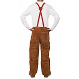 další vyobrazení Kožené svářečské kalhoty WELDAS Lava Brown, vel.3XL