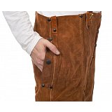 další vyobrazení Kožené svářečské kalhoty WELDAS Lava Brown, vel.3XL