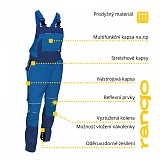 další vyobrazení Montérkové laclové kalhoty CHAMEO RANGO, royal/navy	