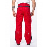 další vyobrazení Montérkové pracovní pasové kalhoty Ardon VISION, červené (prodloužené)