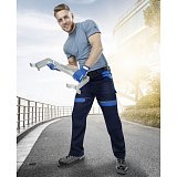 další vyobrazení Montérkové pracovní pasové kalhoty COOL TREND, tmavě modro/modrá
