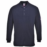 další vyobrazení Nehořlavá antistatická polokošile s dl.rukávem Portwest FR10, navy