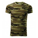 další vyobrazení Pánské maskované triko Malfini CAMOUFLAGE 144, zeleno-hnědé