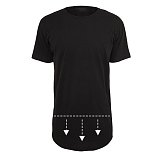 další vyobrazení Pánské prodloužené triko Shaped Long Tee, černé