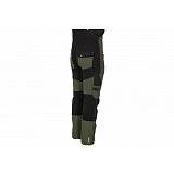 další vyobrazení Strečové pracovní kalhoty s laclem EREBOS BIBPANTS, černé