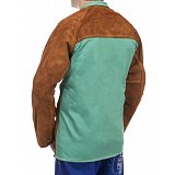 další vyobrazení Svářečská blůza WELDAS Lava Brown s nehořlavými textilními zády, vel.3XL