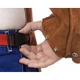 další vyobrazení Svářečská zástěra k rukávníkům WELDAS Lava Brown W44-7800, 71 cm