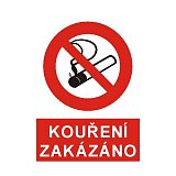 další vyobrazení Tabulka Kouření zakázáno, A4, plast
