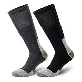 další vyobrazení Vysoké termo ponožky Albatros TEMPO DUO, 2 páry, černé/šedé