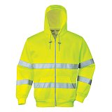 další vyobrazení Výstražná mikina na zip s kapucí Portwest B305, žlutá