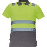 další vyobrazení Výstražná polokošile CADIZ HV, žlutá/šedá