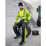 další vyobrazení Zimní montérkové pasové kalhoty Ardon NEON WINTER, černo-žluté